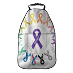 All Cancer Awareness Ribbons Print Car Seat Organizers