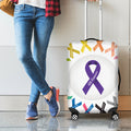 All Cancer Awareness Ribbons Print Luggage Cover