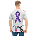 All Cancer Awareness Ribbons Print Men's T-Shirt