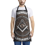 All Seeing Eye Symbol Print Apron