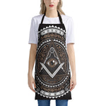 All Seeing Eye Symbol Print Apron