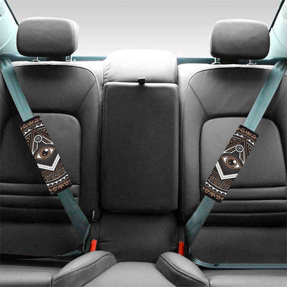 All Seeing Eye Symbol Print Car Seat Belt Covers