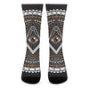 All Seeing Eye Symbol Print Crew Socks