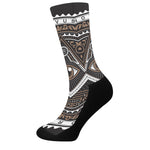 All Seeing Eye Symbol Print Crew Socks