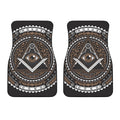 All Seeing Eye Symbol Print Front Car Floor Mats