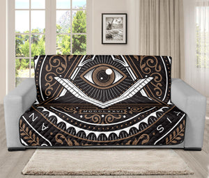 All Seeing Eye Symbol Print Futon Protector