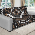 All Seeing Eye Symbol Print Futon Protector