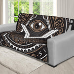 All Seeing Eye Symbol Print Futon Protector