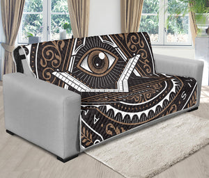 All Seeing Eye Symbol Print Futon Protector