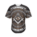 All Seeing Eye Symbol Print Men's Baseball Jersey