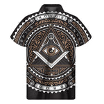 All Seeing Eye Symbol Print Men's Short Sleeve Shirt