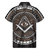 All Seeing Eye Symbol Print Men's Short Sleeve Shirt