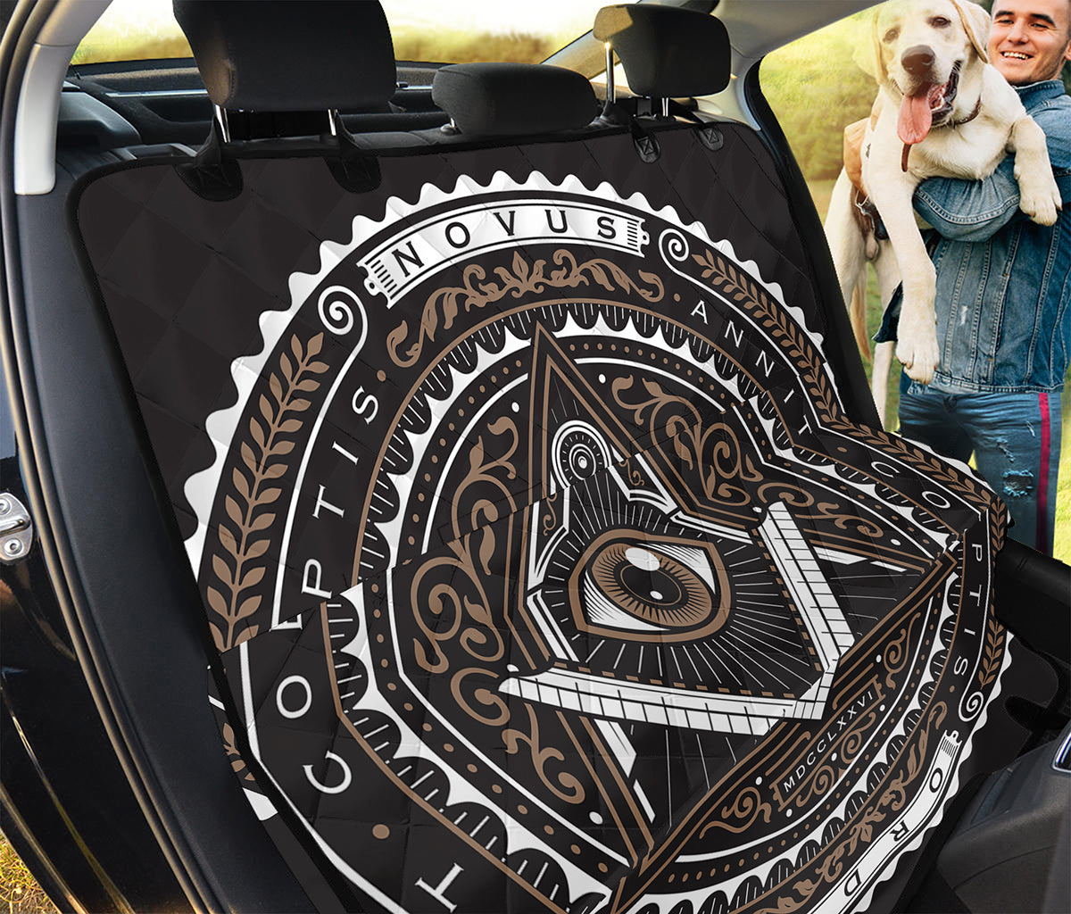 All Seeing Eye Symbol Print Pet Car Back Seat Cover