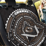 All Seeing Eye Symbol Print Pet Car Back Seat Cover