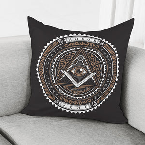 All Seeing Eye Symbol Print Pillow Cover