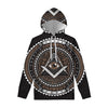 All Seeing Eye Symbol Print Pullover Hoodie