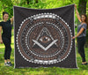 All Seeing Eye Symbol Print Quilt