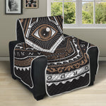 All Seeing Eye Symbol Print Recliner Protector