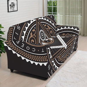 All Seeing Eye Symbol Print Sofa Cover