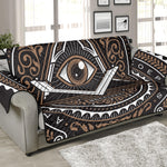 All Seeing Eye Symbol Print Sofa Protector