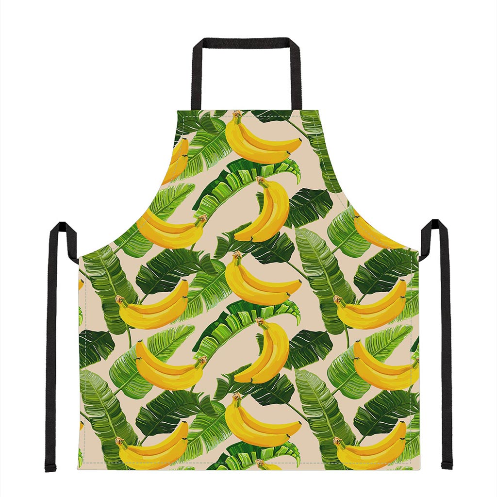 Aloha Banana Pattern Print Apron