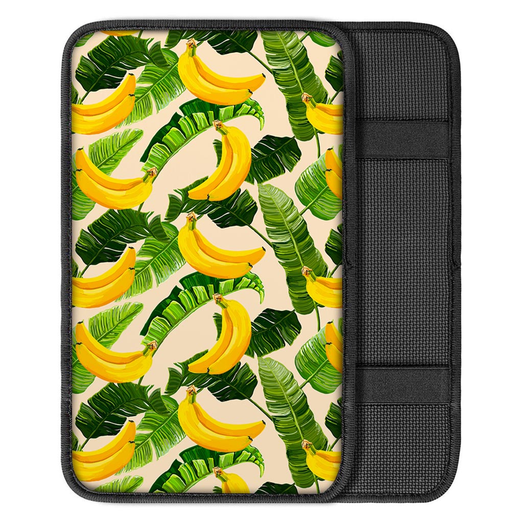 Aloha Banana Pattern Print Car Center Console Cover