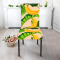 Aloha Banana Pattern Print Dining Chair Slipcover