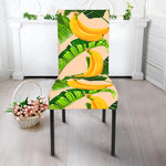 Aloha Banana Pattern Print Dining Chair Slipcover