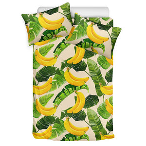 Aloha Banana Pattern Print Duvet Cover Bedding Set