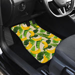Aloha Banana Pattern Print Front Car Floor Mats