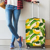 Aloha Banana Pattern Print Luggage Cover GearFrost