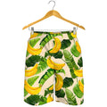 Aloha Banana Pattern Print Men's Shorts