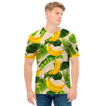 Aloha Banana Pattern Print Men's T-Shirt