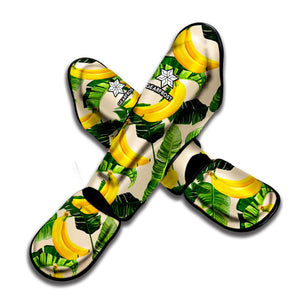 Aloha Banana Pattern Print Muay Thai Shin Guard