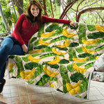 Aloha Banana Pattern Print Quilt