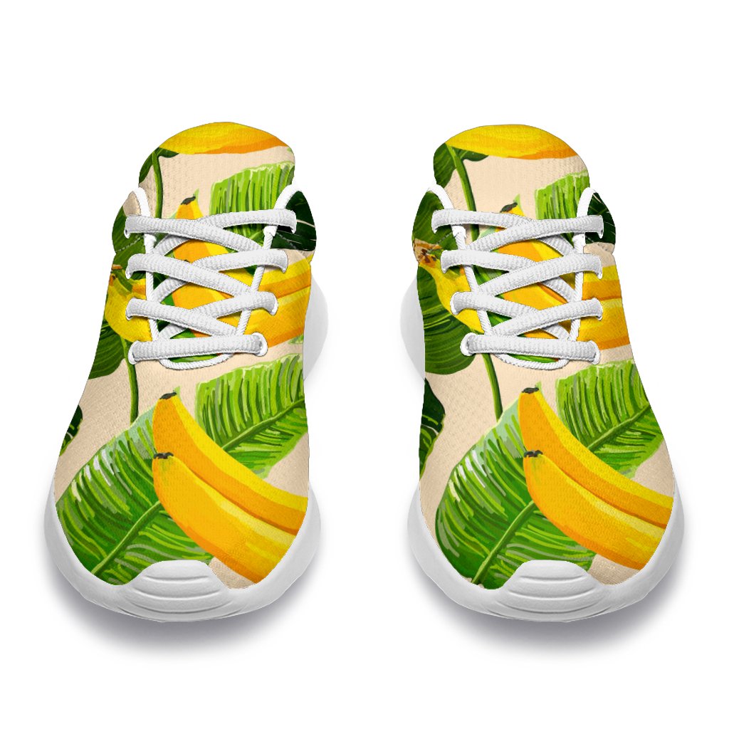 Aloha Banana Pattern Print Sport Shoes GearFrost