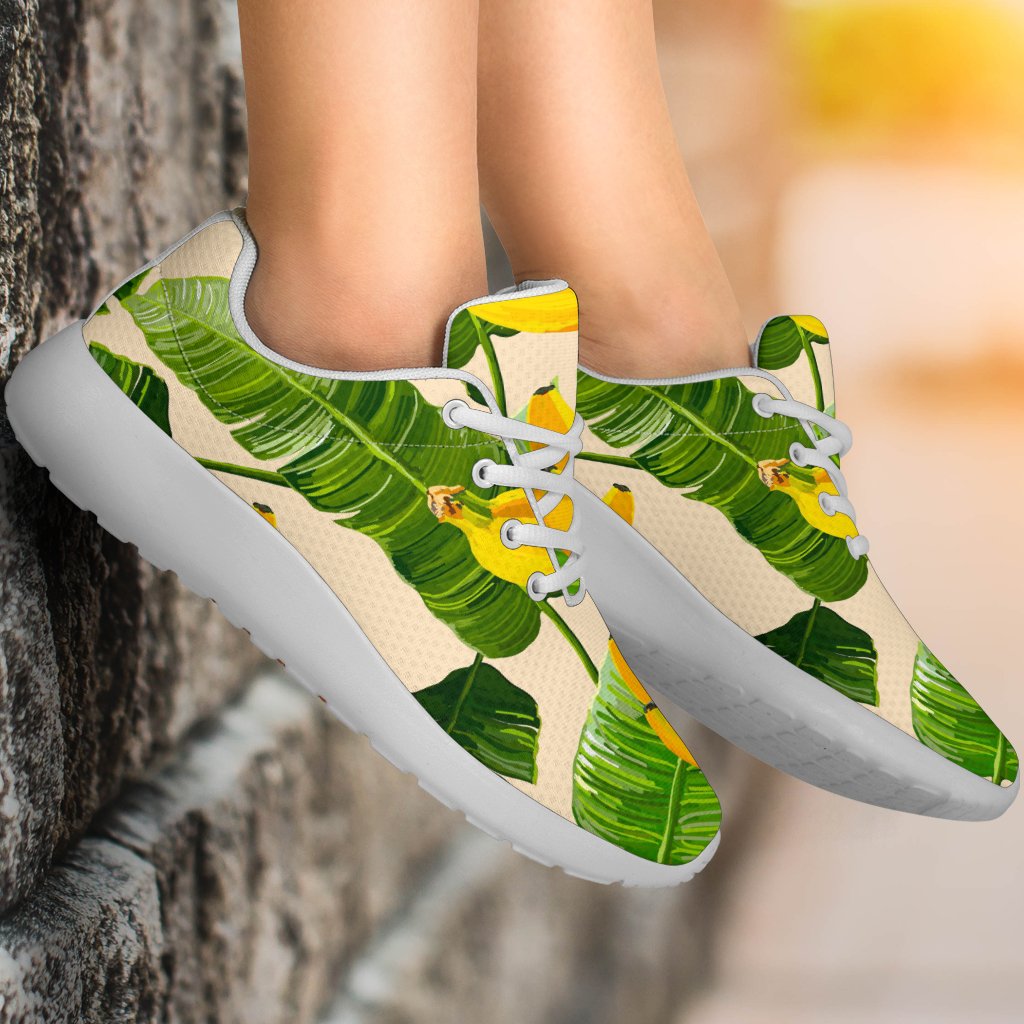 Aloha Banana Pattern Print Sport Shoes GearFrost