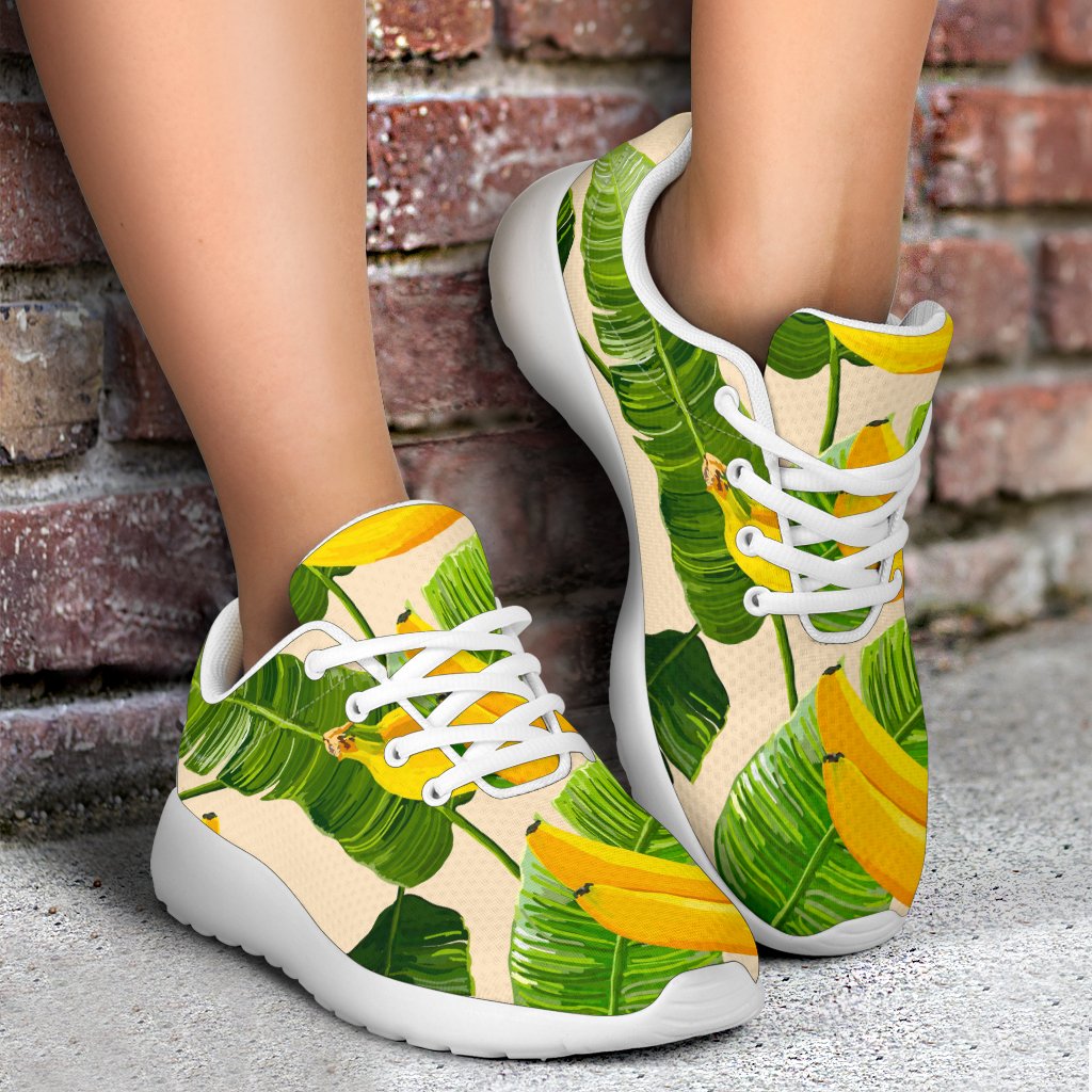 Aloha Banana Pattern Print Sport Shoes GearFrost