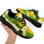 Aloha Banana Pattern Print Sport Shoes GearFrost