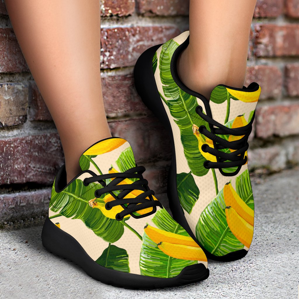 Aloha Banana Pattern Print Sport Shoes GearFrost