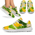 Aloha Banana Pattern Print Sport Shoes GearFrost