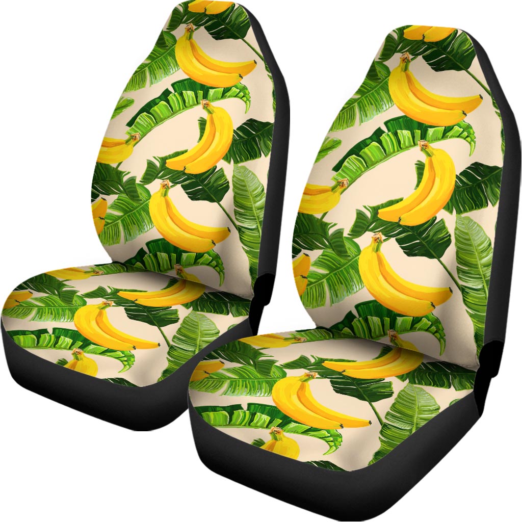Aloha Banana Pattern Print Universal Fit Car Seat Covers