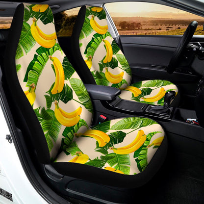 Aloha Banana Pattern Print Universal Fit Car Seat Covers