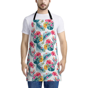 Aloha Hawaii Floral Pattern Print Apron