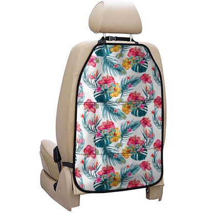 Aloha Hawaii Floral Pattern Print Car Seat Organizers