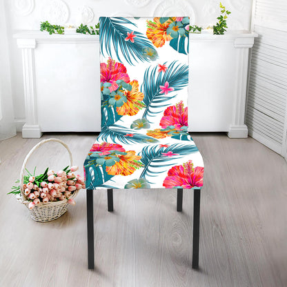 Aloha Hawaii Floral Pattern Print Dining Chair Slipcover