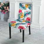 Aloha Hawaii Floral Pattern Print Dining Chair Slipcover