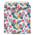 Aloha Hawaii Floral Pattern Print Duvet Cover Bedding Set