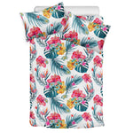 Aloha Hawaii Floral Pattern Print Duvet Cover Bedding Set