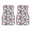 Aloha Hawaii Floral Pattern Print Front Car Floor Mats